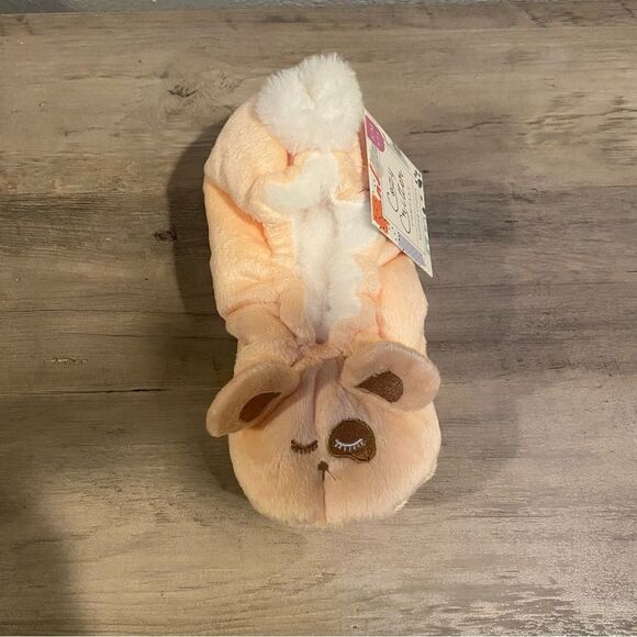 Slippers Cozy critter size 6-7.5 womens‎ orange non slip - Picture 2 of 5
